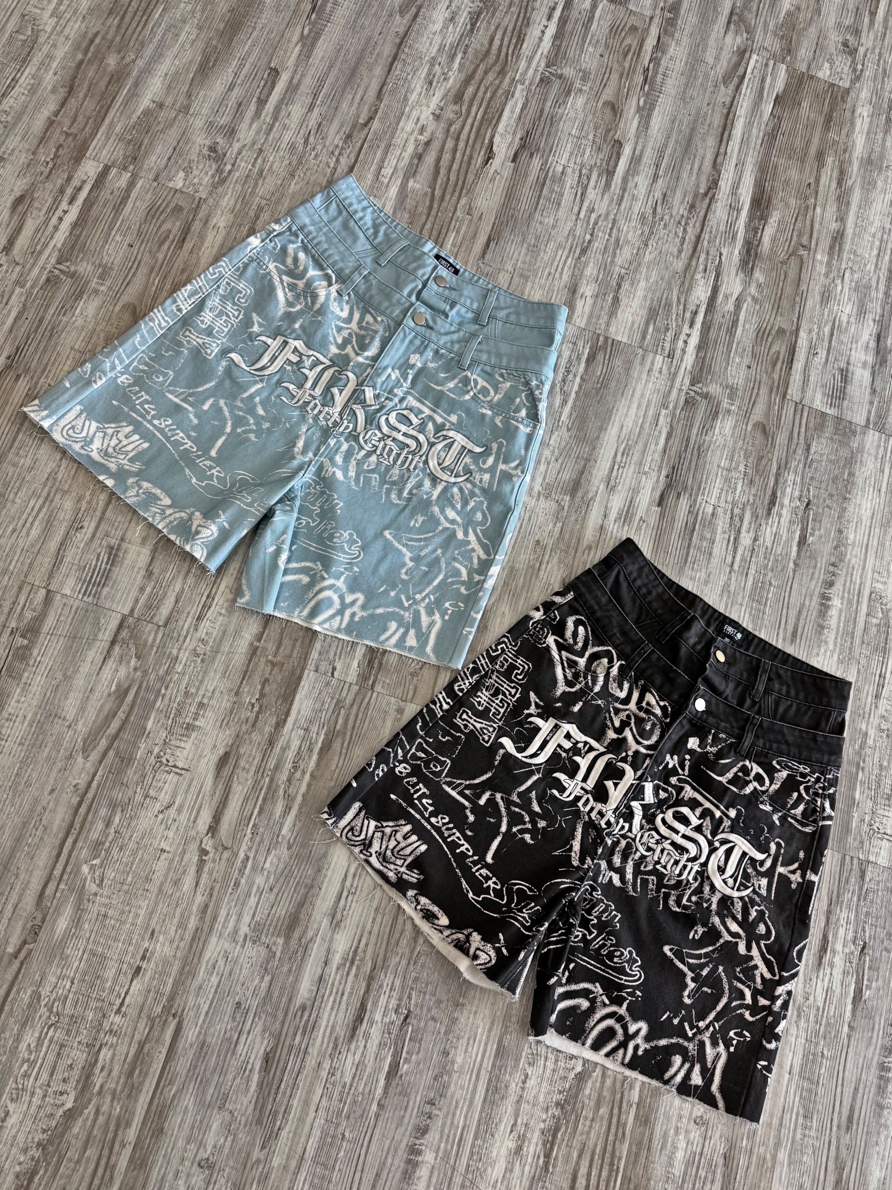 City Supplier Double Waist Jorts