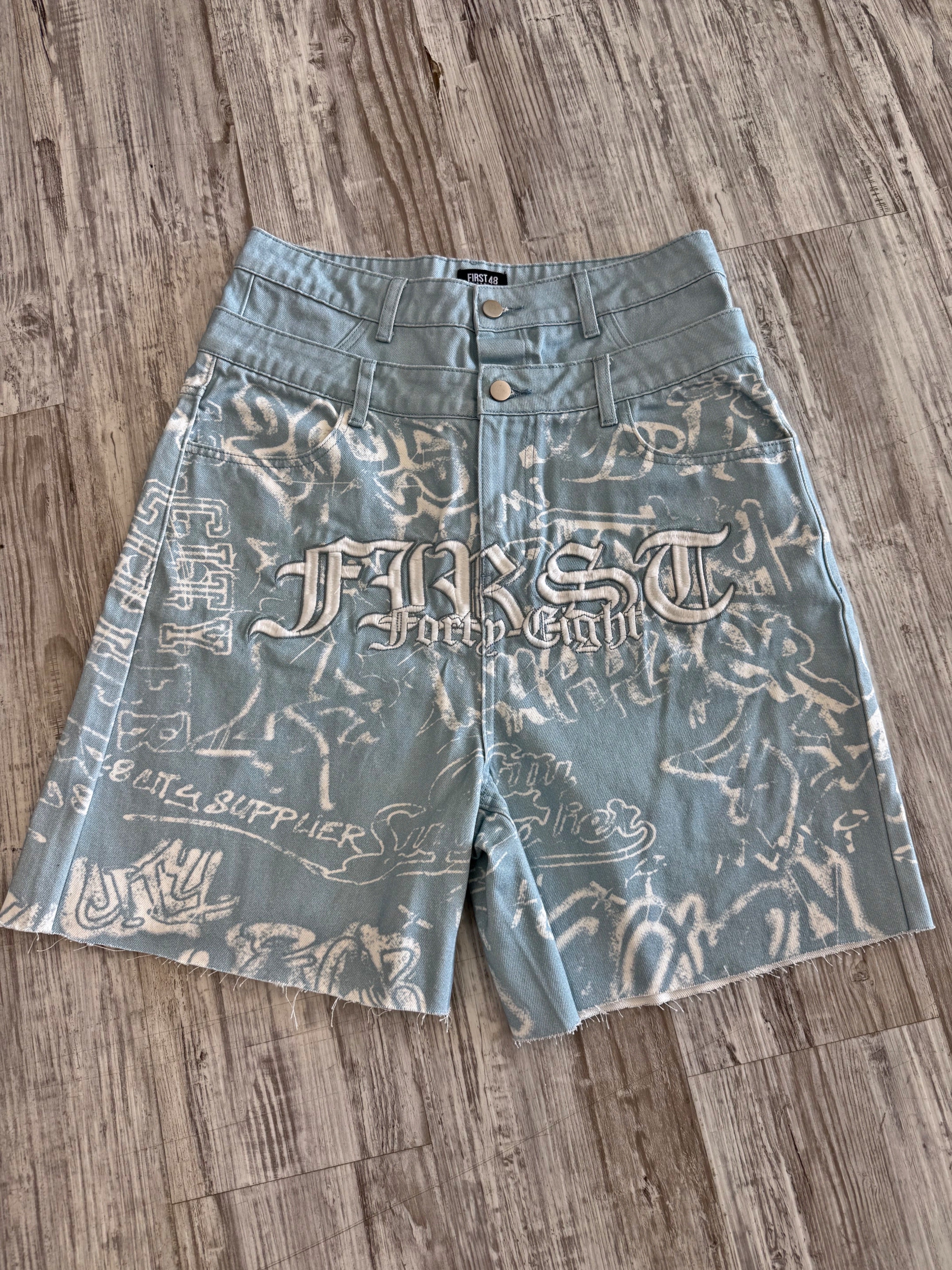 City Supplier Double Waist Jorts